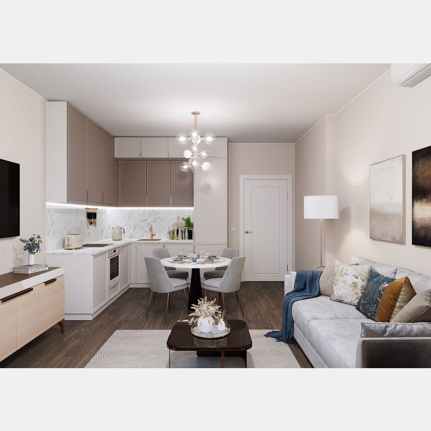 2-к. квартира, 54,8 м², 18/20 эт.