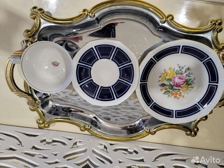 Трио чайное кобальт Германия Welmar