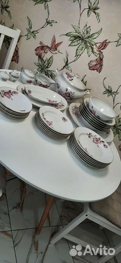 Сервиз столовой фарфор