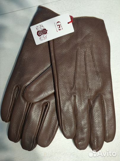 Мужские кожаные перчатки
