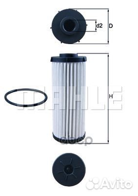 Фильтр АКПП audi A3 2004-2013 HX139D Mahle/Knecht