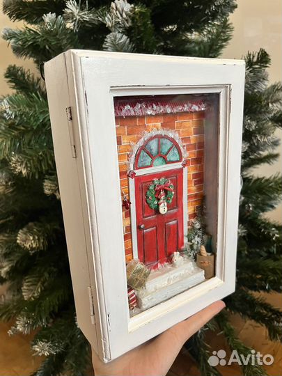 Новогодний декор/новогодняя ключница