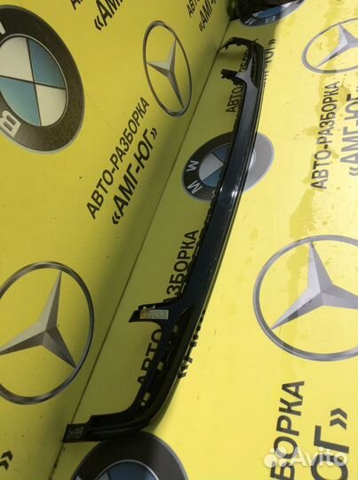 Мерседес W222 S222 AMG Юбка бампера задняя