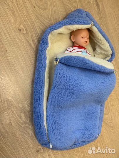 Зимний конверт в коляску