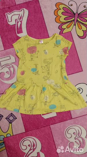 Платье для девочки 92