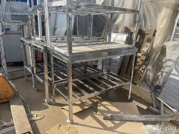 Стол производственный с Бортом 120/60/85