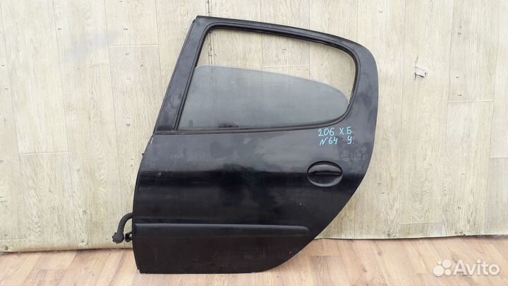 Дверь задняя левая №64 peugeot 206 2003