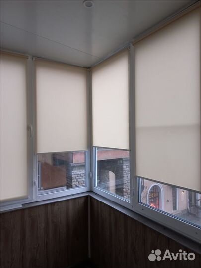 Шторы рулонные на заказ новые