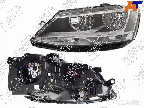 Фара volkswagen jetta