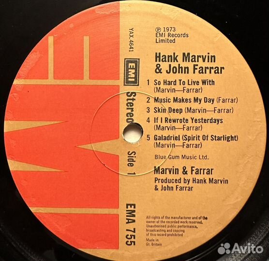 Hank Marvin & John Farrar (Англия 1973г.)