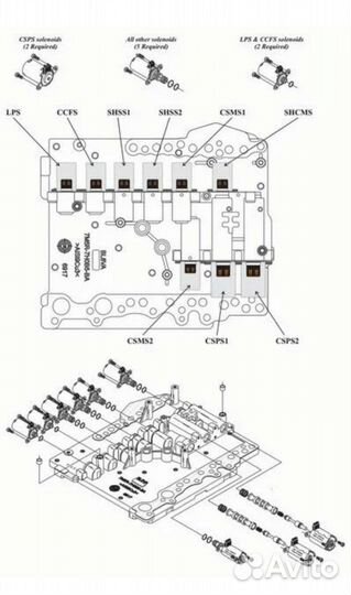 Соленоиды 6 dct 450 powershift, Ford, Volvo