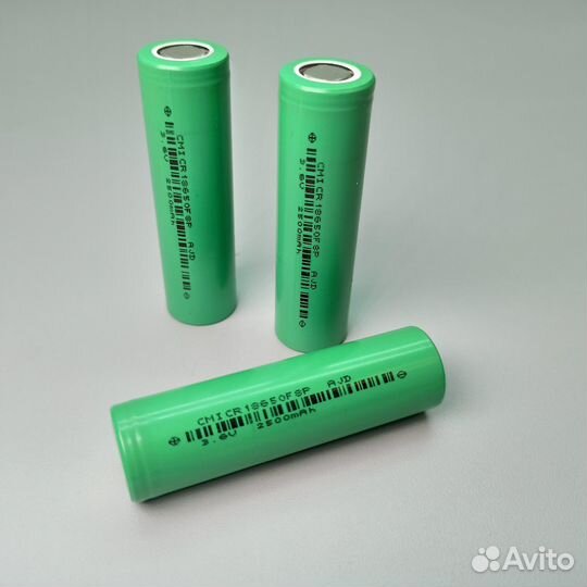 ICR 18650 F8P 2500 мАч (аналог samsung 25R)