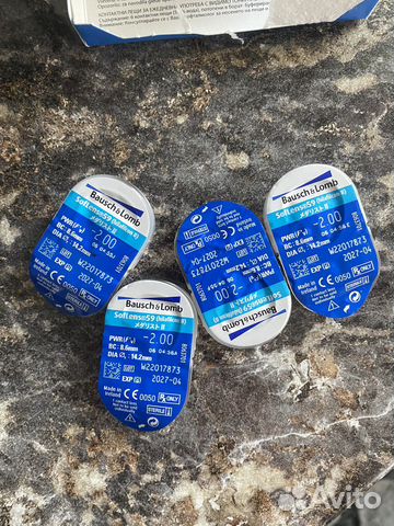 Линзы контактные на месяц -2