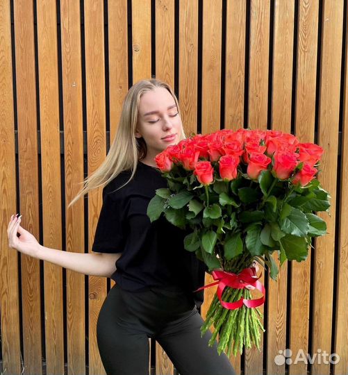 Букет голландских роз 31 шт