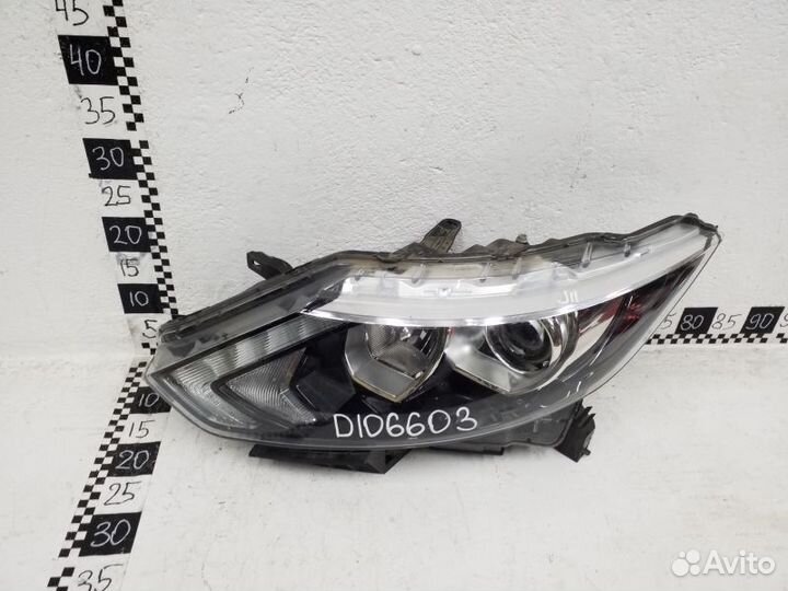 Фара левая Nissan Qashqai 2 галоген дхо