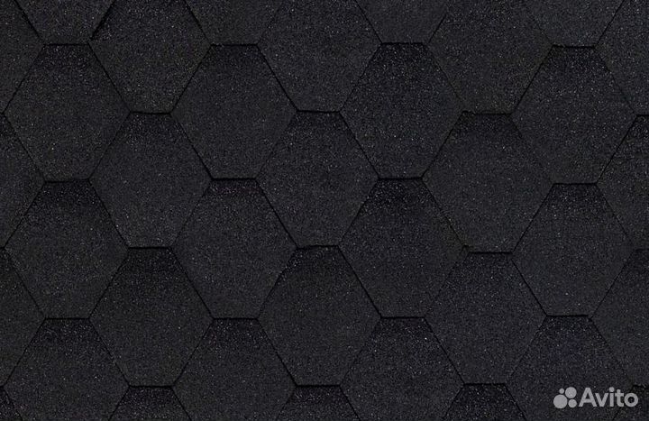 Гибкая черепица Оптима Черный