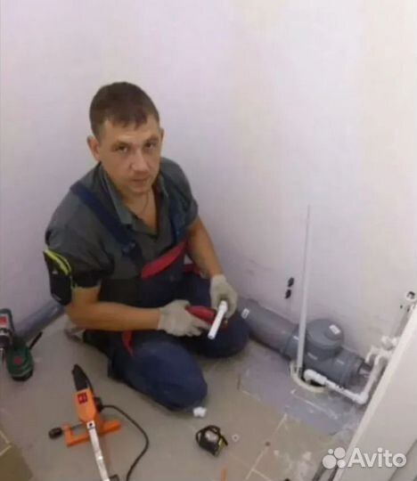 Сантехник. Установка ванны, унитаза, инсталляци