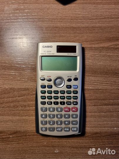 Калькулятор casio fc-200v