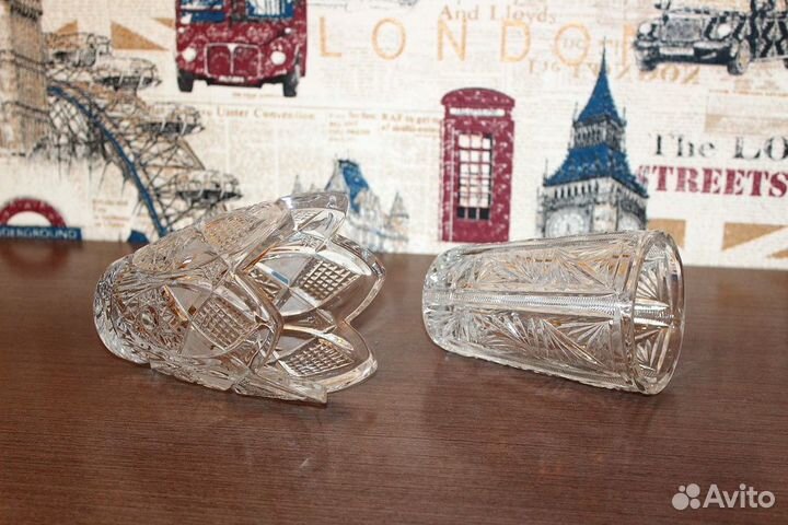 Хрустальная ваза СССР 1980-е гг