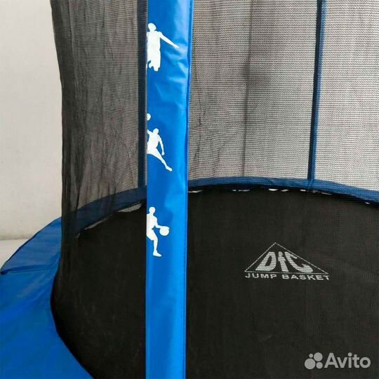 Батут DFC jump basket 12FT-jbsk-B с сеткой