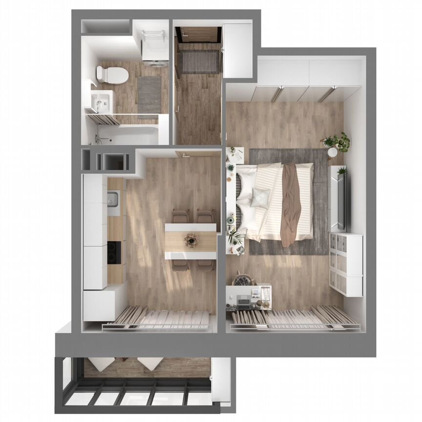 1-к. квартира, 36,1 м², 11/23 эт.