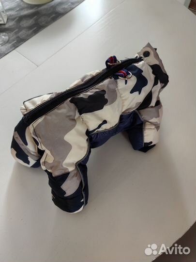 Зимний комбинезон для маленькой собаки