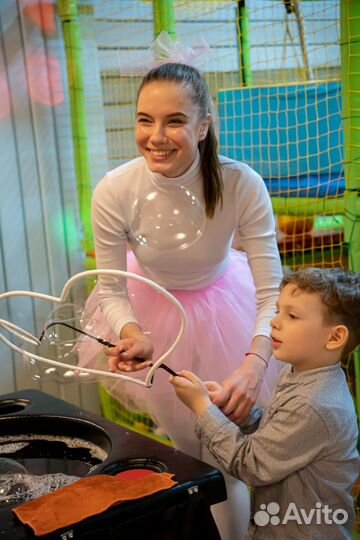 Шоу мыльных пузырей «баблс» на детский праздник