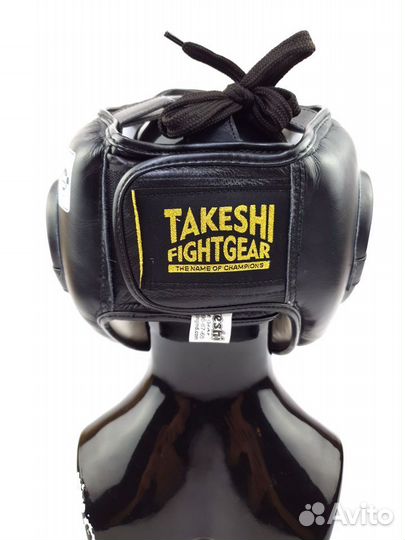 Шлем с Бампером (Защитой Носа) Takeshi Fight Gear