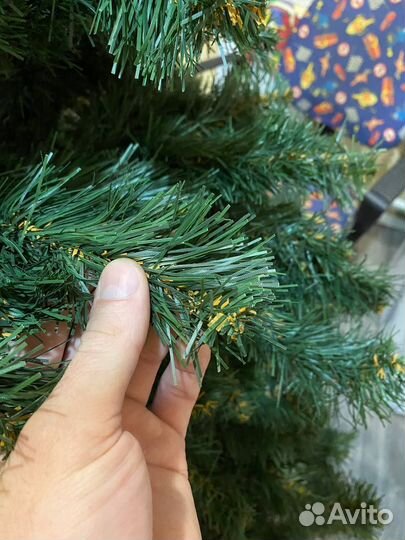 Ель искуственная 150 (170) + игрушки и гирлянда