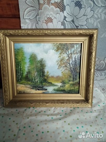 Картина маслом на холсте Лев Скобелин