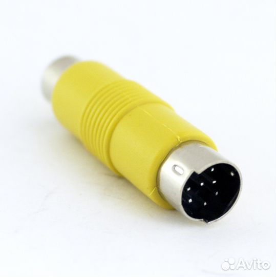 Переходник ATI vivo S-Video 8pin на RCA тюльпан