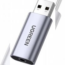 Карта звуковая USB 2.0 - адаптер для микрофона, ау