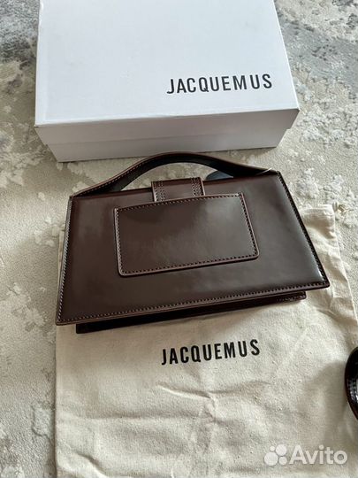 Сумка jacquemus тёмный коричневый