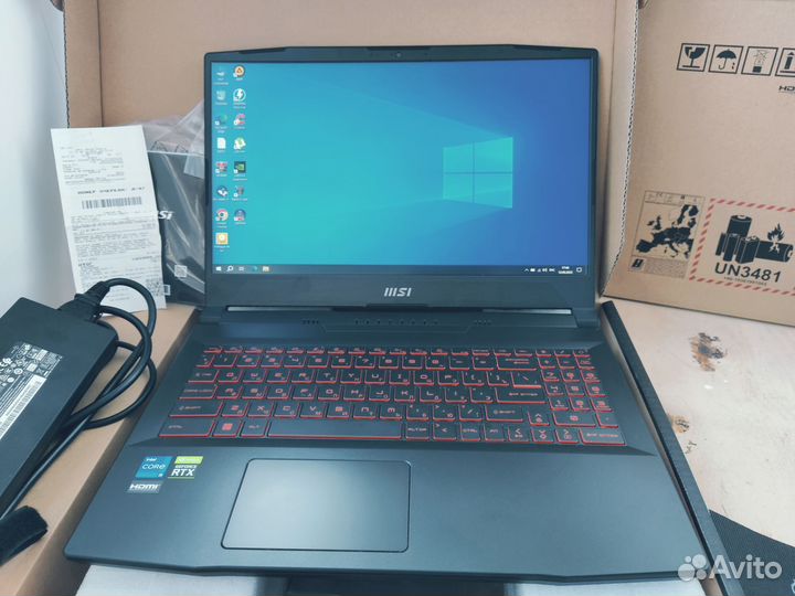 Игровой Ноут MSI GF66 katana i5-12450H\RTX3060