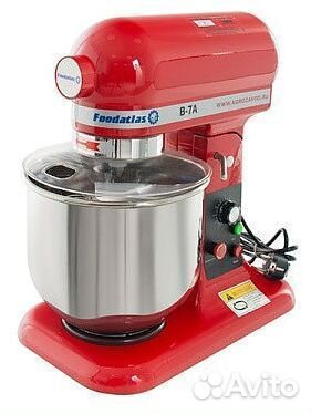 Миксер планетарный Foodatlas B-7A Eco красный