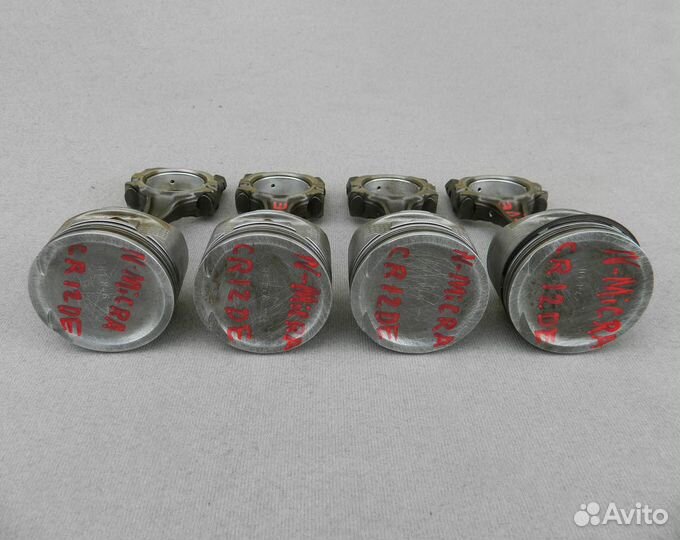 Шатун с поршнем Nissan Micra K12 CR12DE