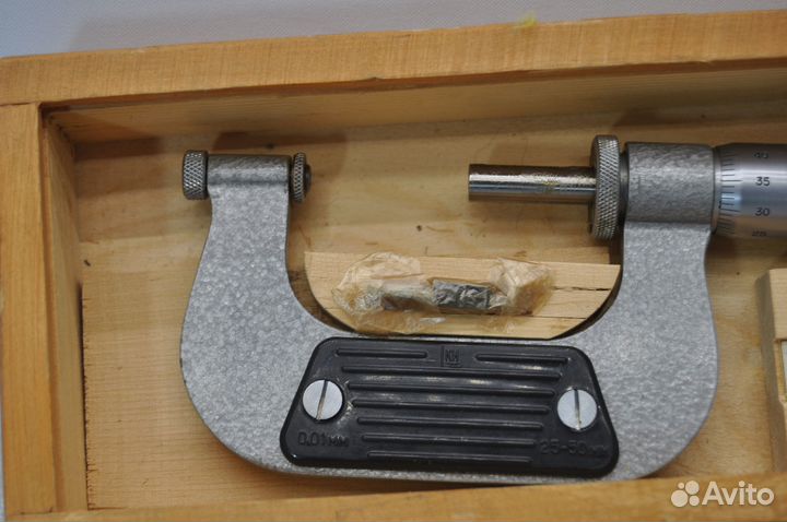 Микрометр резьбовой мвм- 50 (25-50мм.)