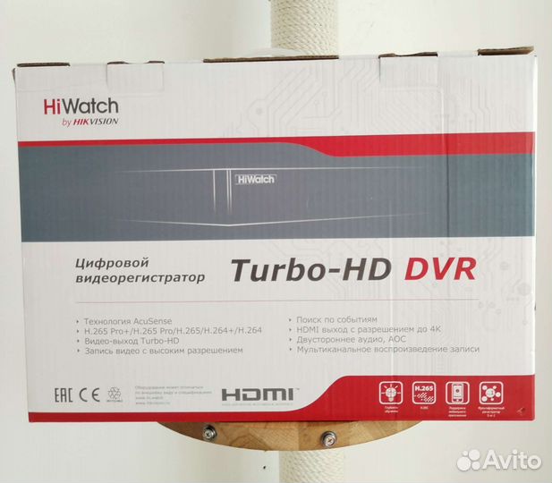 Гибридный видеорегистратор HiWatch DS-H304QAF