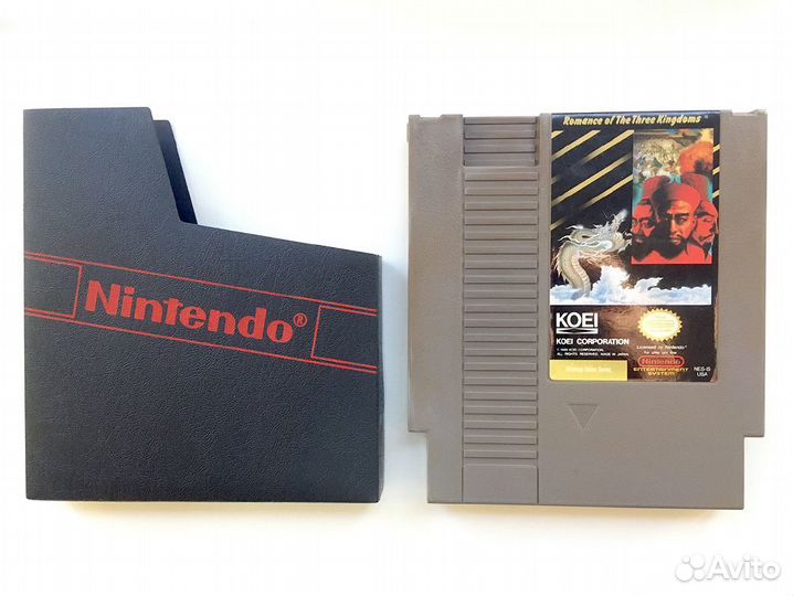 Nintendo картридж Romance of the Three Kingdoms