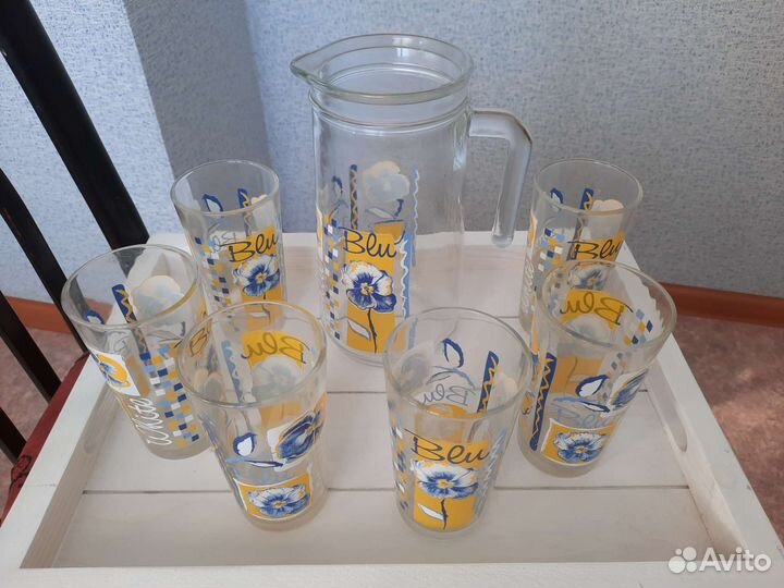 Кувшин со стаканами 2 набора