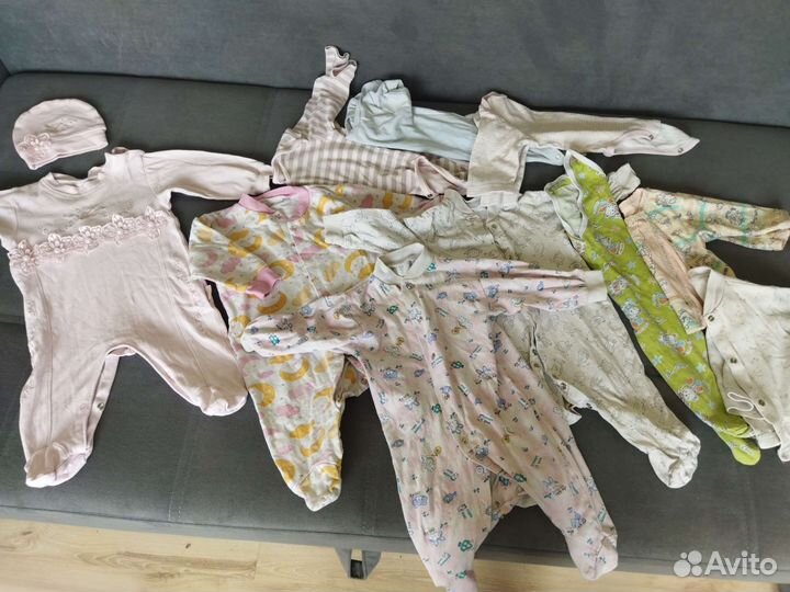 Два мешка 240 литров с детскими вещами