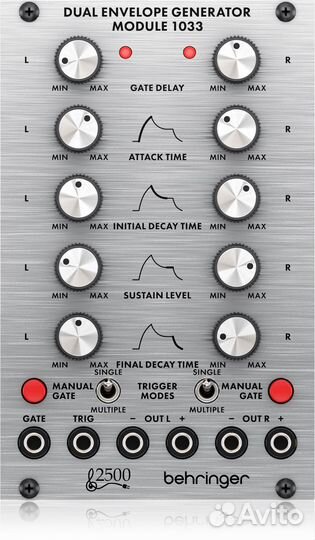 Модуль Behringer dual envelope generator module 10