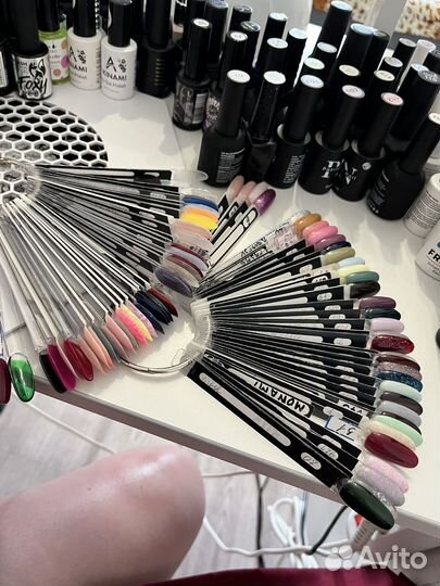 Набор гель-лаков и декора