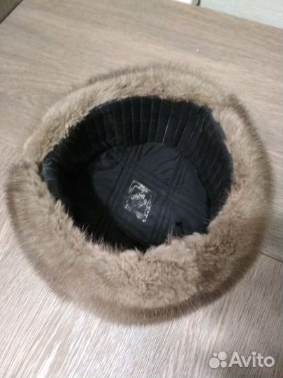 Шапка мужская норковая