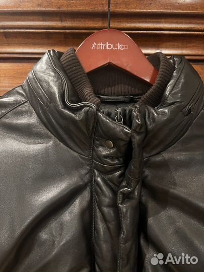 Продается кожаный пуховик Бриони