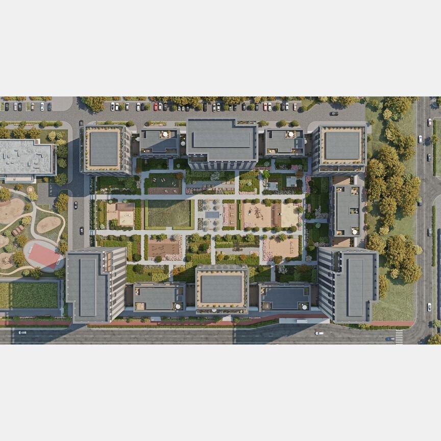 2-к. квартира, 63,3 м², 4/24 эт.