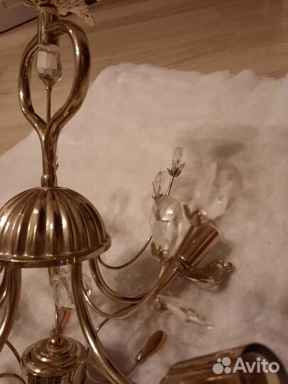 Люстра потолочная б/у