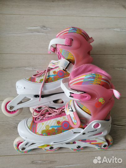 Ролики раздвижные+сумка+защита+шлем. Комплектом