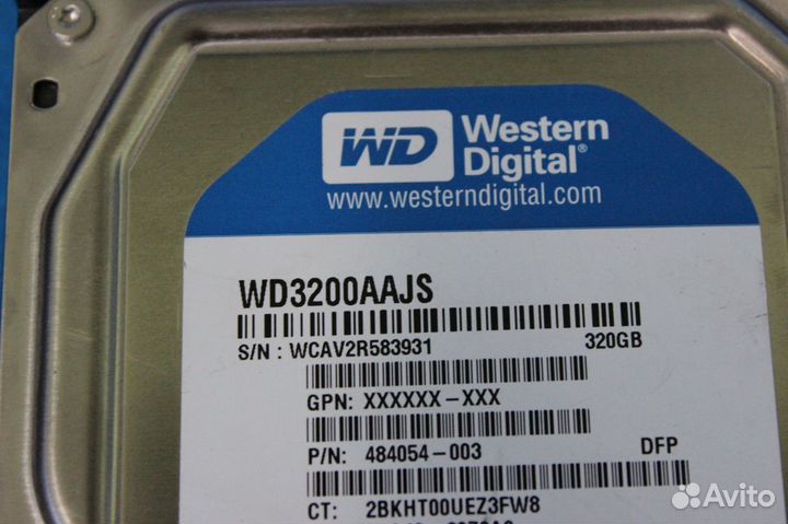 320Gb SATA Western Digital WD3200aajs-60Z0A0 3.5