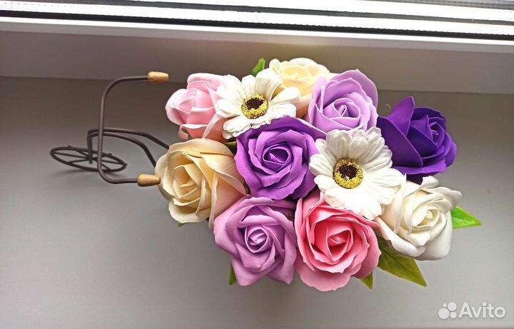 Букет в кашпо 